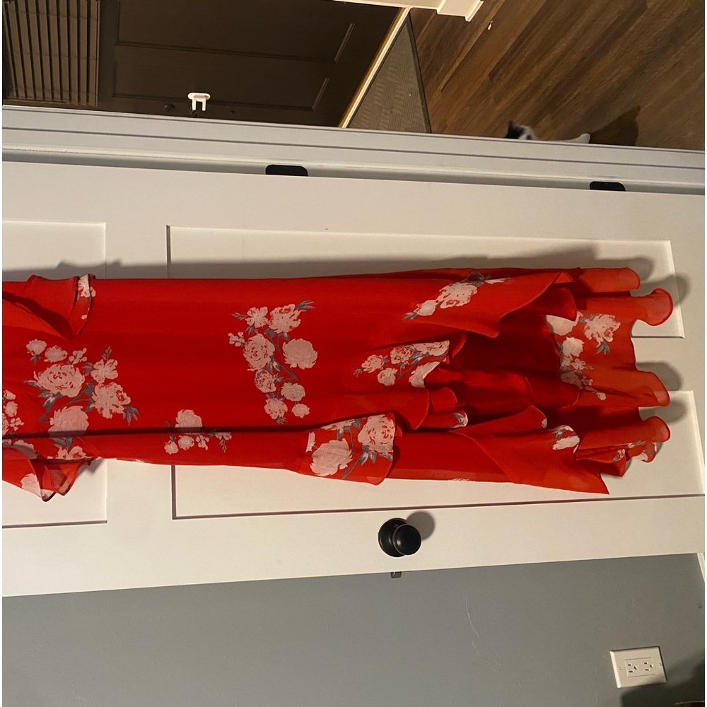 Lulus off shoulder spaghetti strap dress XL